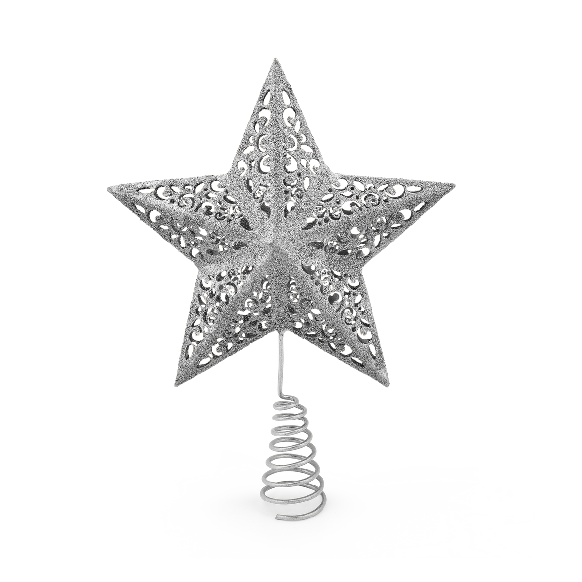 Silver Christmas Tree Topper The King Oak