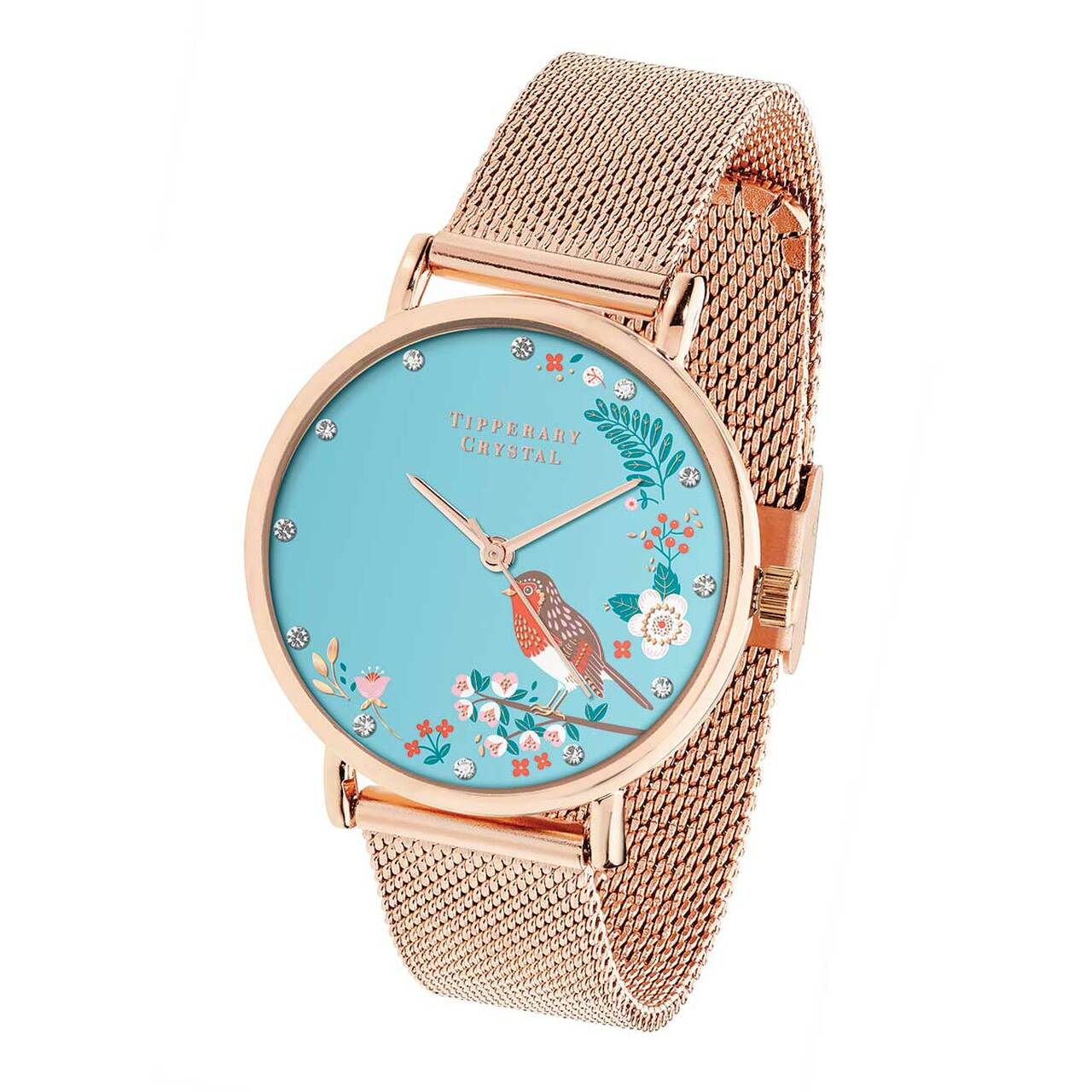 Robin Rose Gold Birdy Watch The King Oak