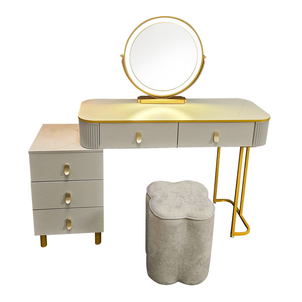 Nadia Dressing Table Set Grey  The King Oak